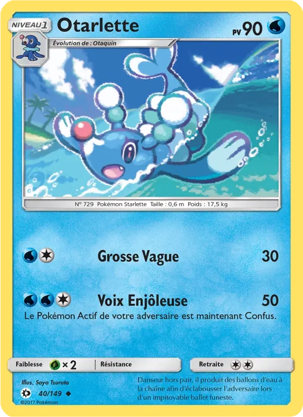 40/149 Otarlette REVERSE - Soleil et Lune