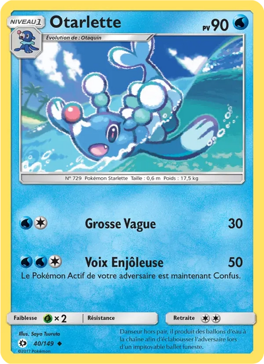 40/149 Otarlette REVERSE - Soleil et Lune
