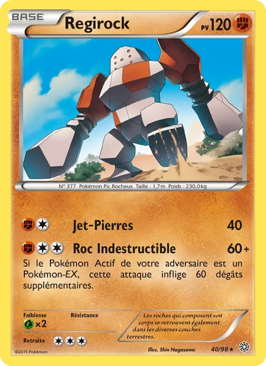 40/98 Regirock HOLO - Origines Antiques