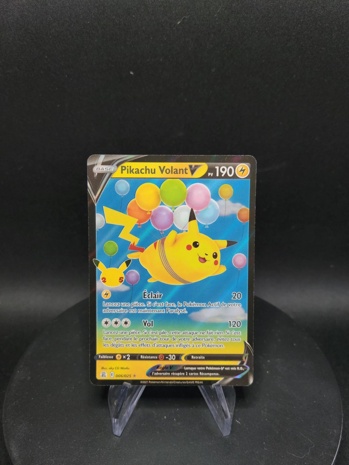 006/025 Pikachu Volant V - Célébrations