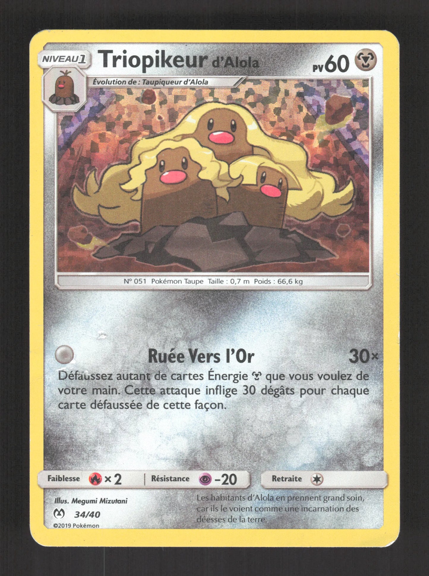 34/40 Triopikeur HOLO - McDonald's 2019