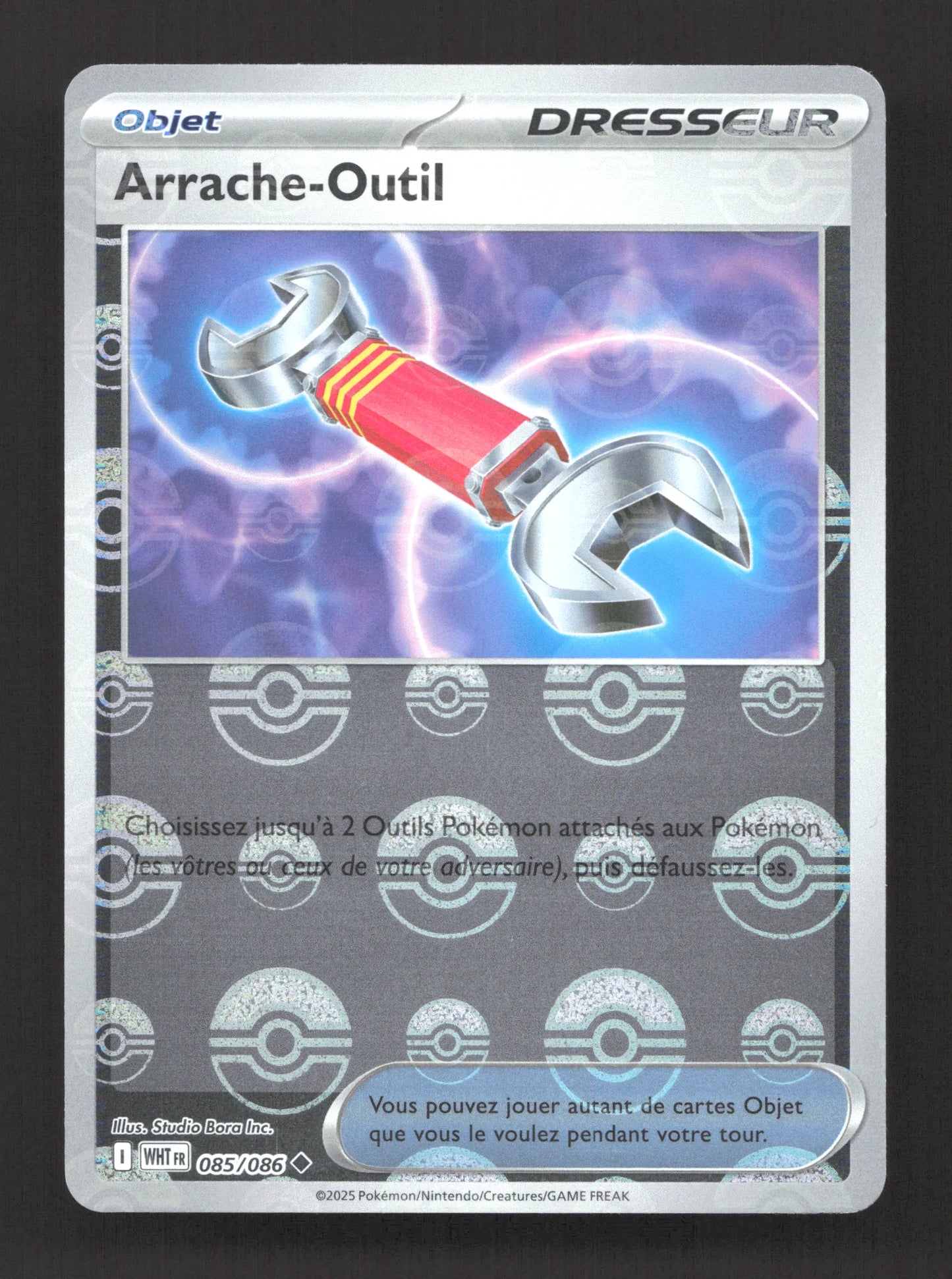 085/086 Arrache Outil POKEBALL - Flamme Blanche - Pokeball