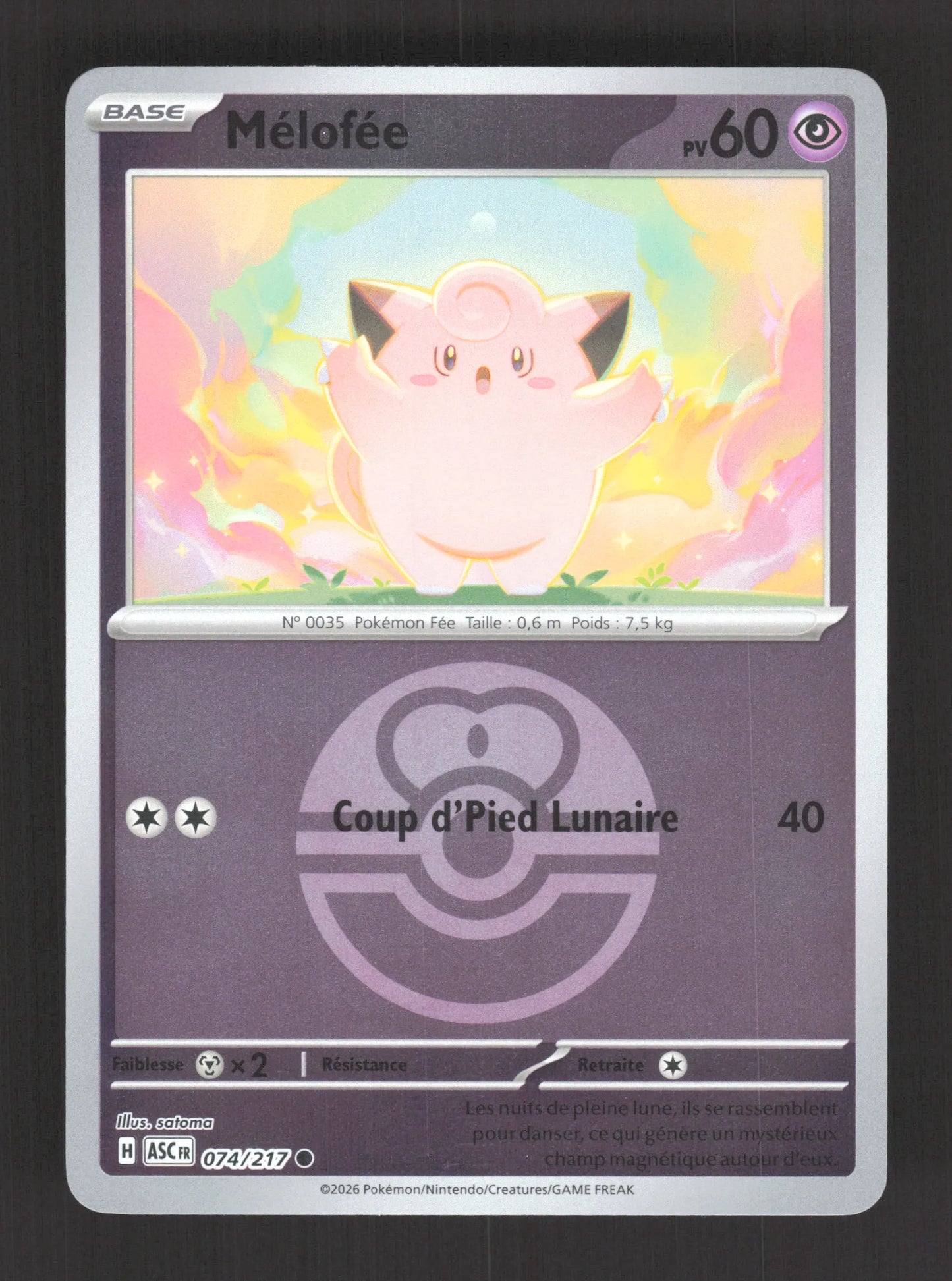 074/217 Melofee POKEBALL - Héros Transcendants