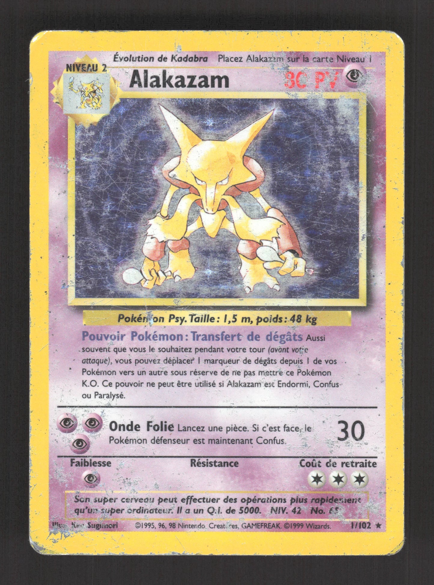 1/102 Alakazam HOLO - Set de Base