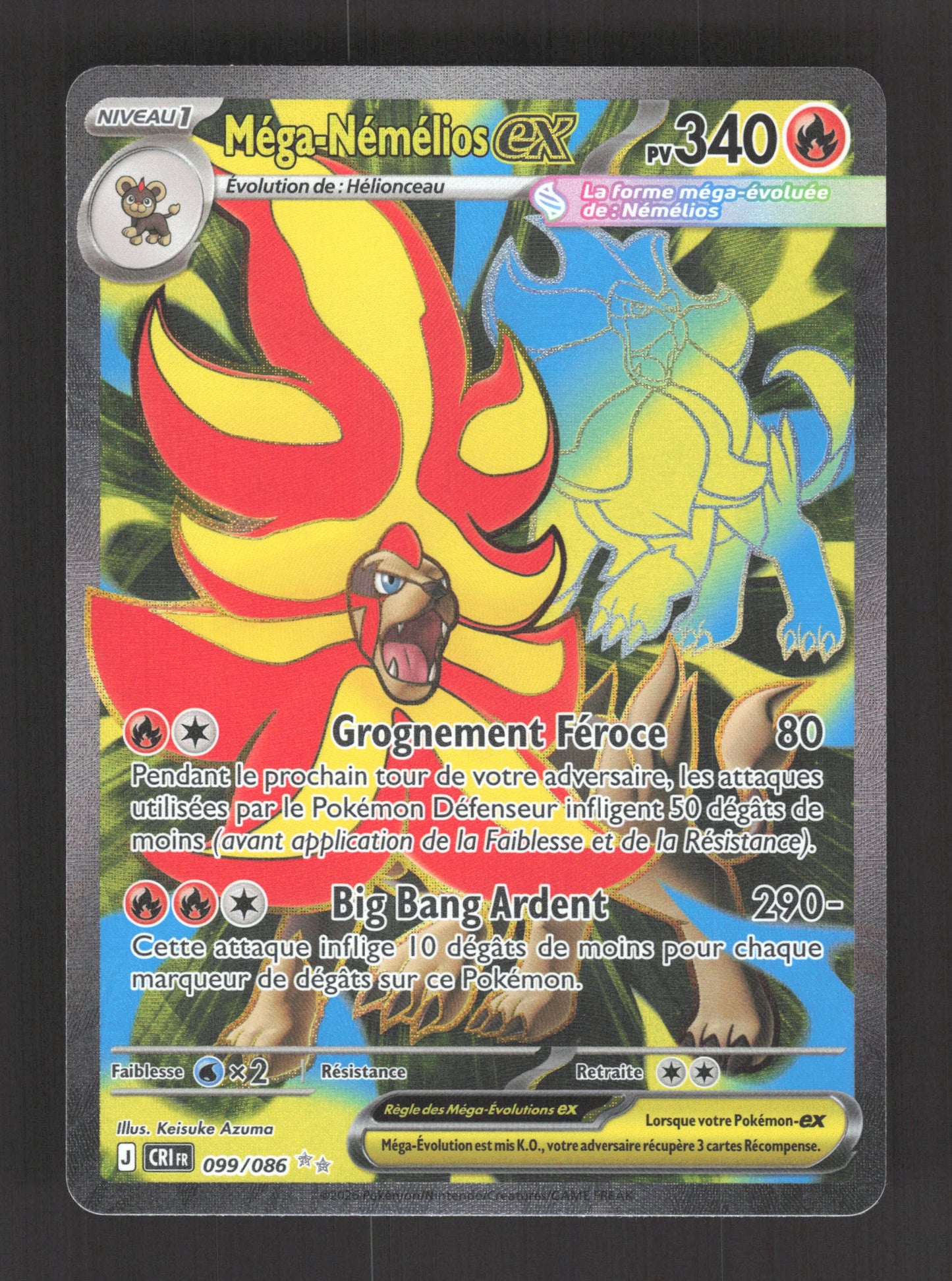 099/086 Mega Nemelios EX - Chaos Ascendant