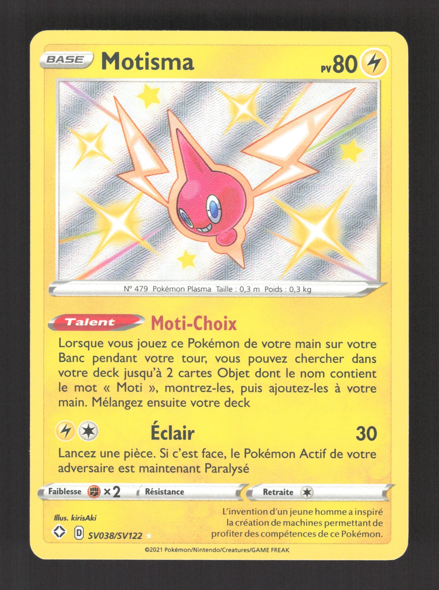 SV038/SV122 Motisma SHINY - Destinées Radieuses