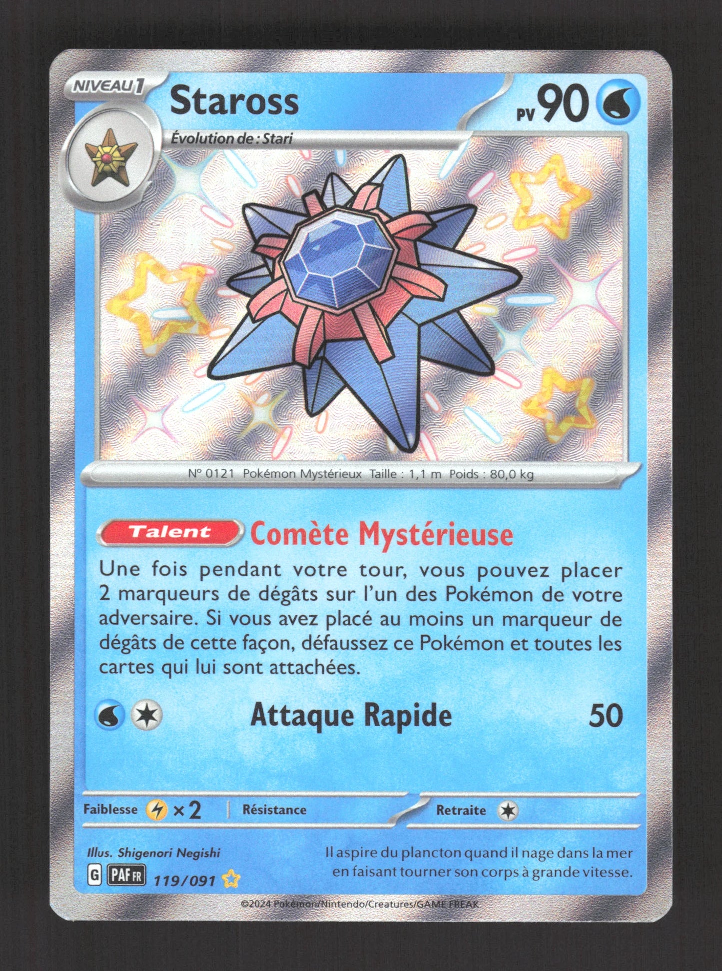 119/091 Staross SHINY - Destinées de Paldea