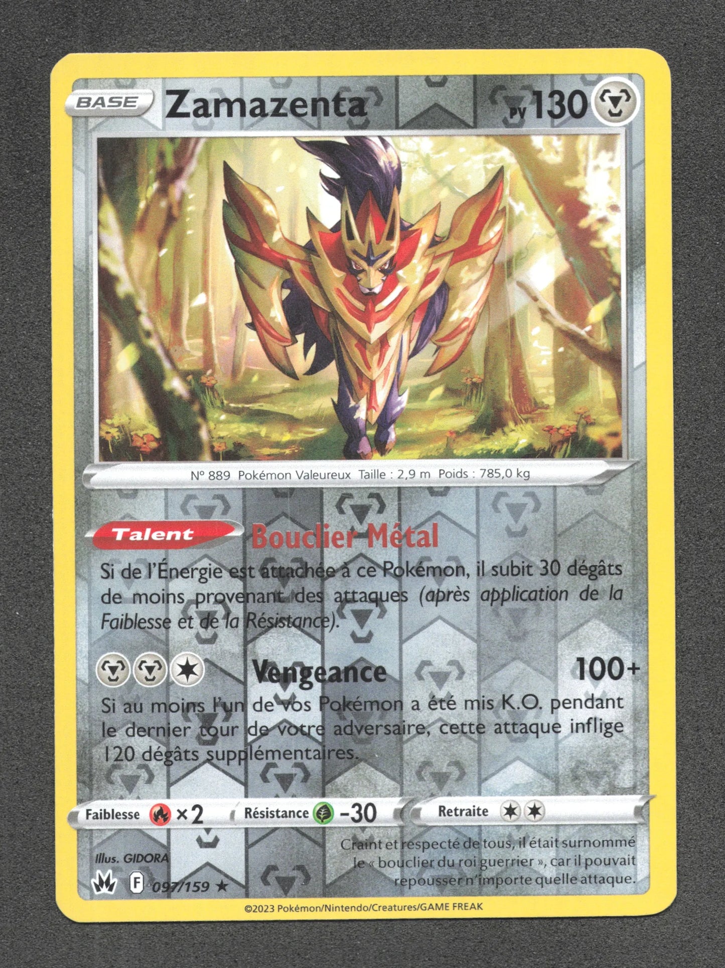 097/159 Zamazenta REVERSE - Zénith Suprême