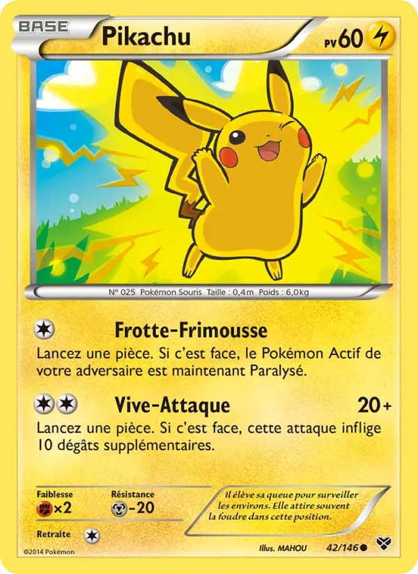 42/146 Pikachu CO - XY