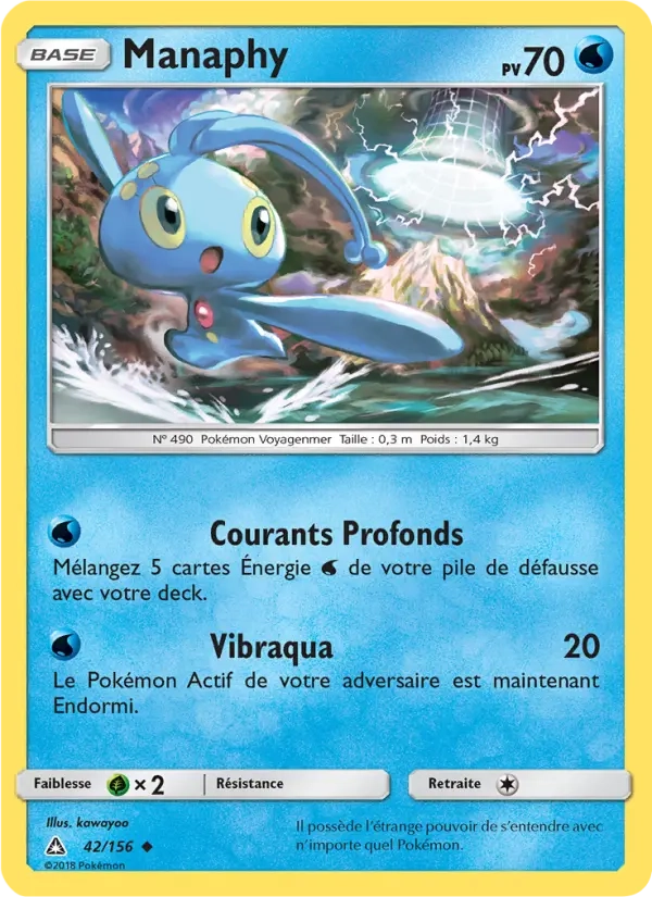 42/156 Manaphy REVERSE - Ultra-Prisme