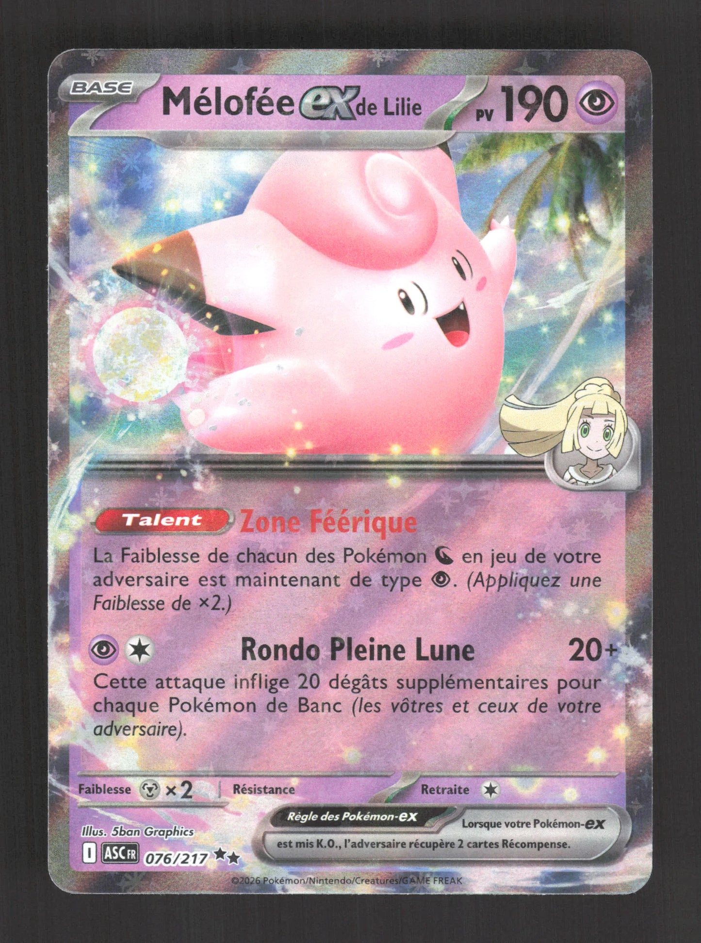 076/217 Melofee EX - Héros Transcendants