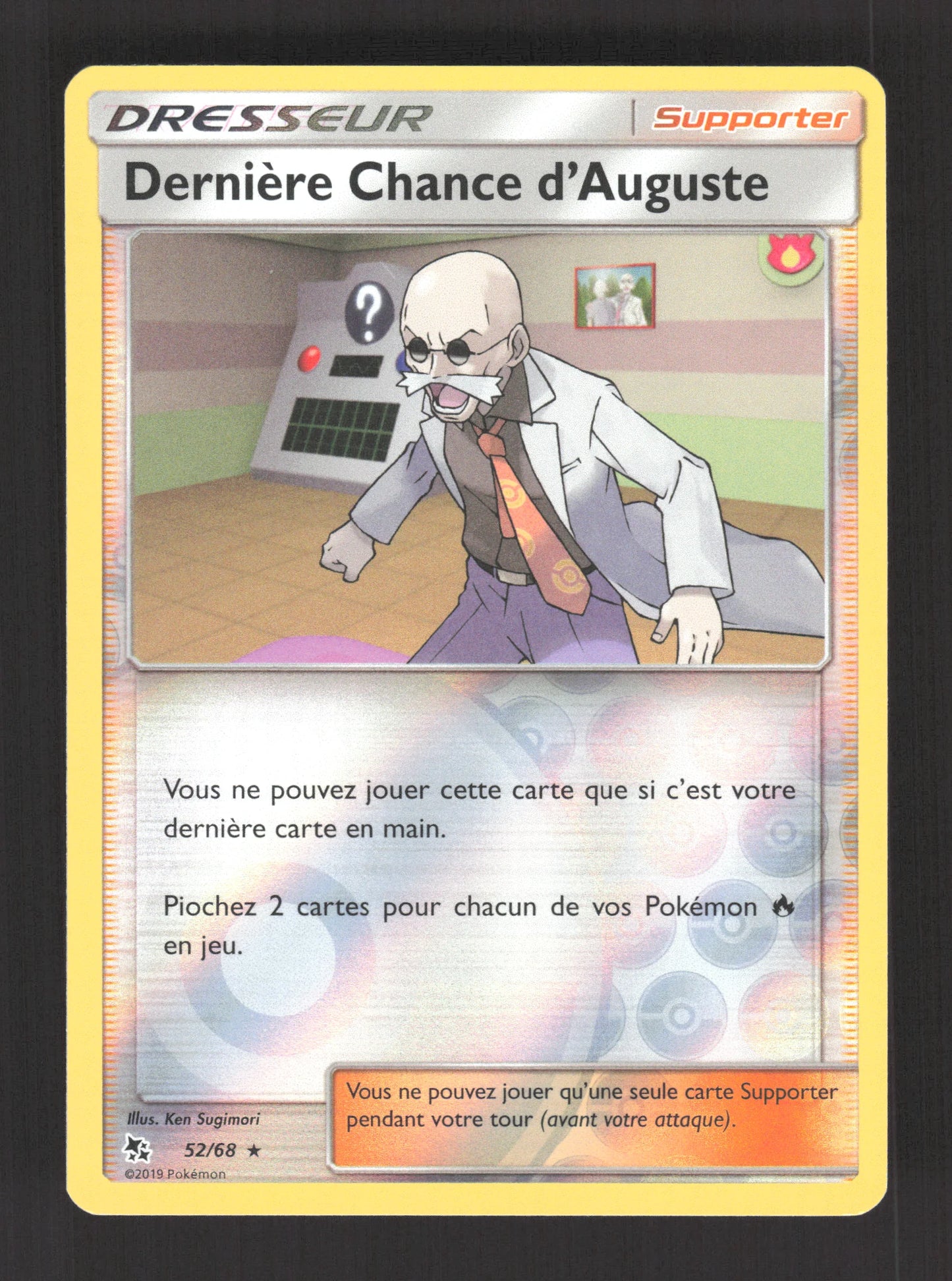 52/68 Derniere Chance de Auguste REVERSE - Destinées Occultes