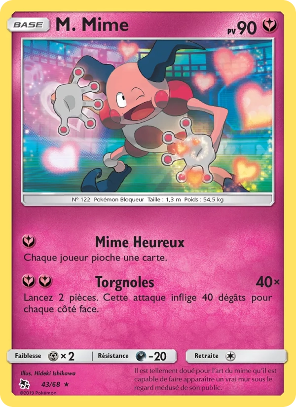 43/68 Mr Mime REVERSE - Destinées Occultes