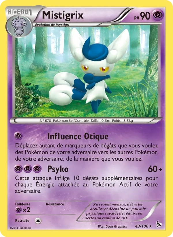 43/106 Mistrigrix HOLO MOSAIQUE - Étincelles