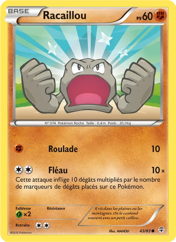 43/83 Racaillou REVERSE - Générations