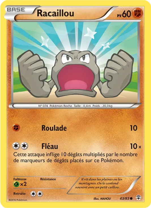 43/83 Racaillou REVERSE - Générations