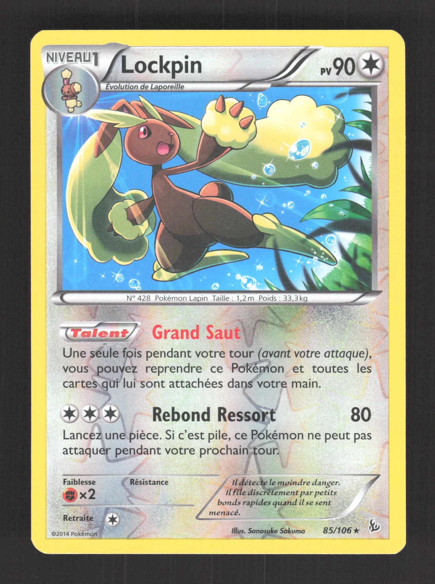85/106 Lockpin REVERSE - Étincelles