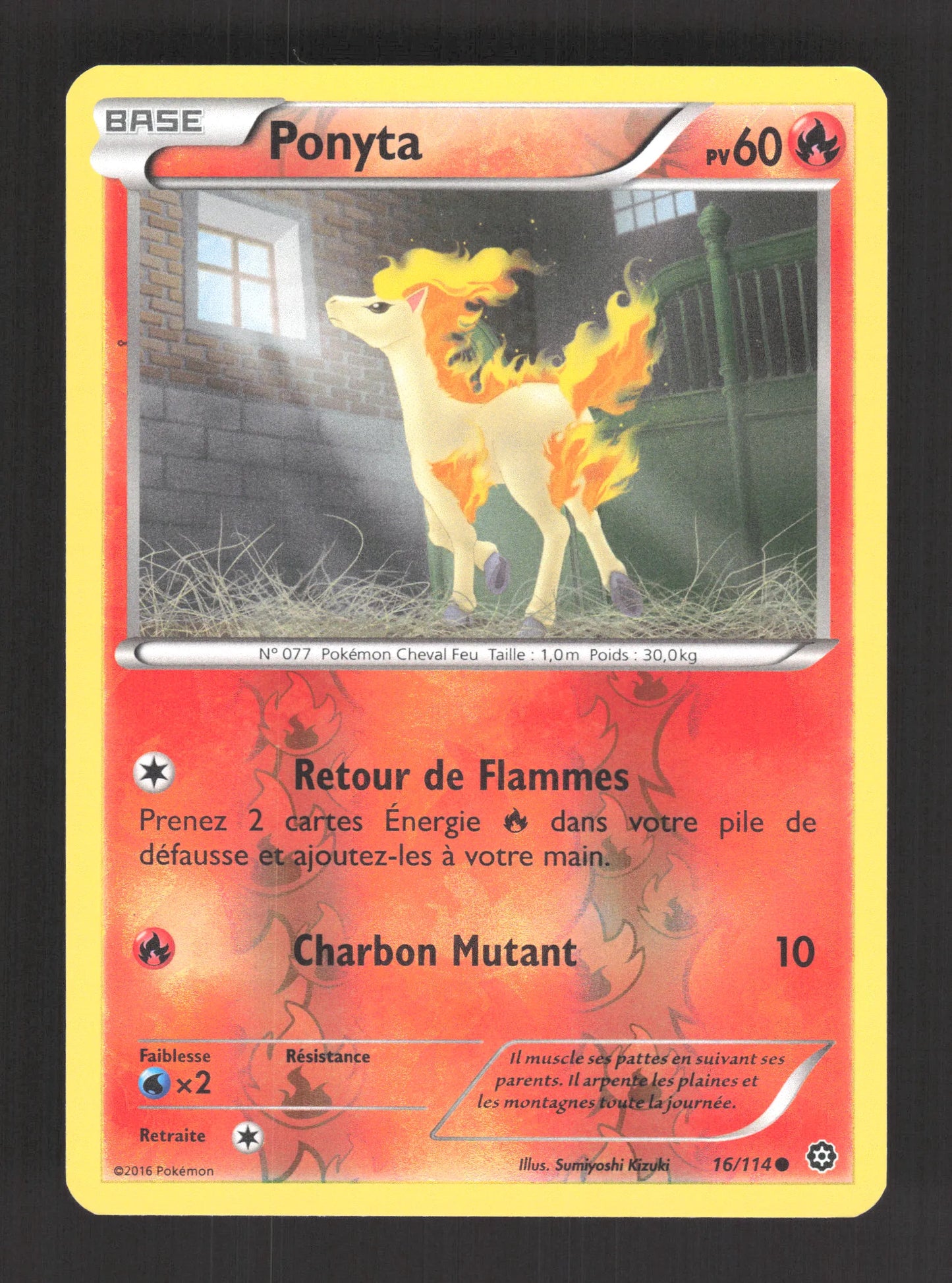 16/114 Ponyta REVERSE - Offensive Vapeur
