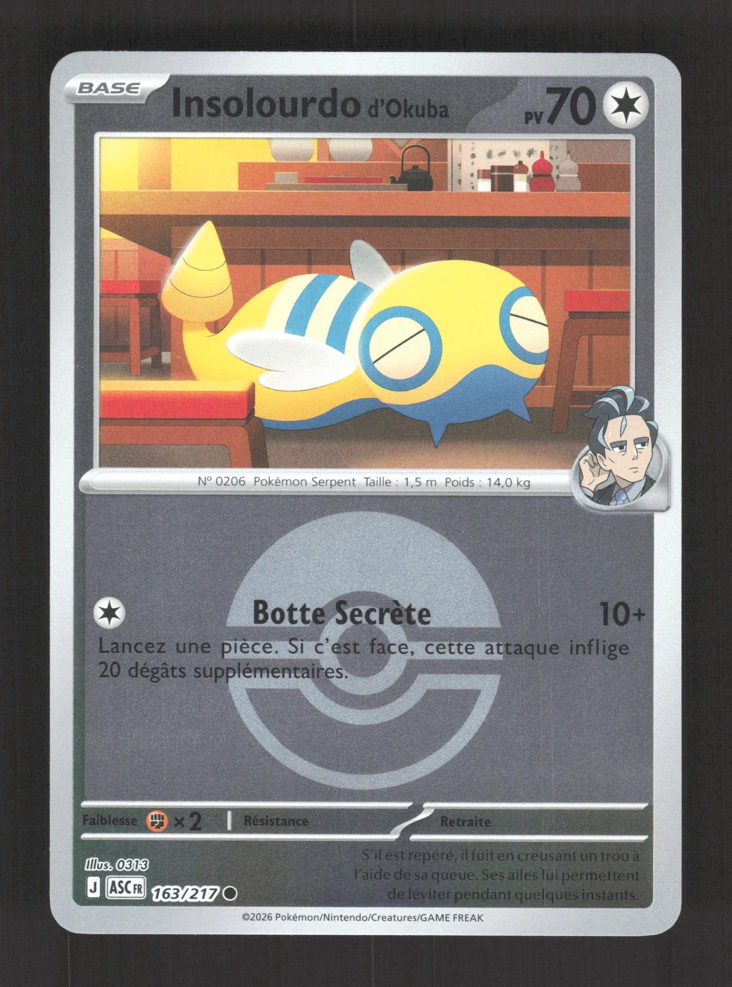 163/217 Insolourdo POKEBALL - Héros Transcendants