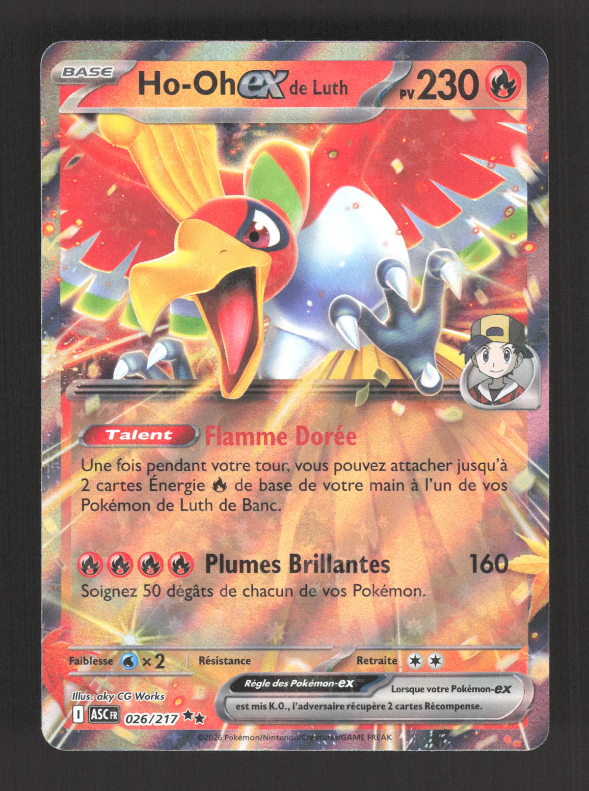 026/217 Ho Oh EX - Héros Transcendants