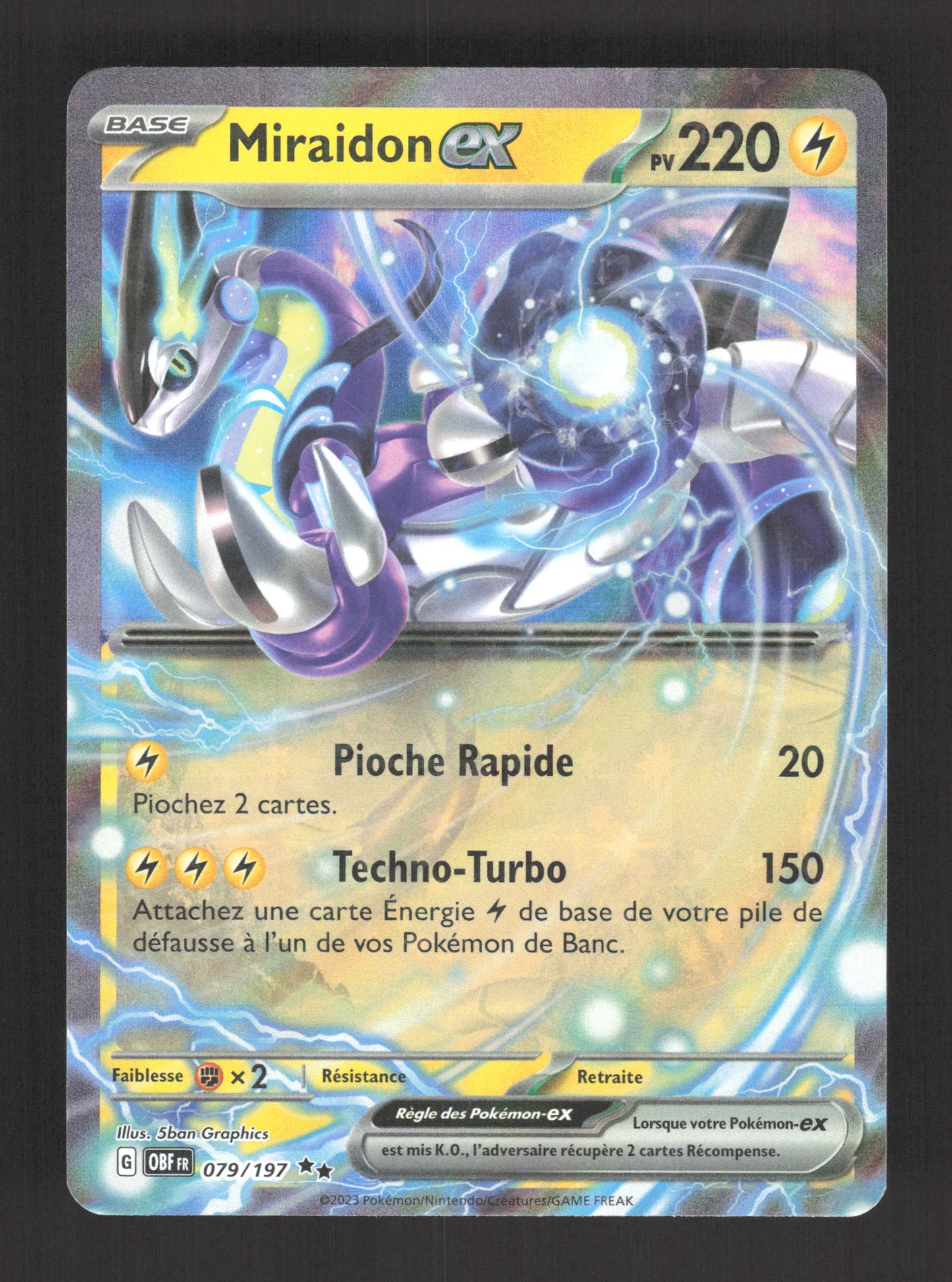 079/197 Miraidon EX - Flammes Obsidiennes