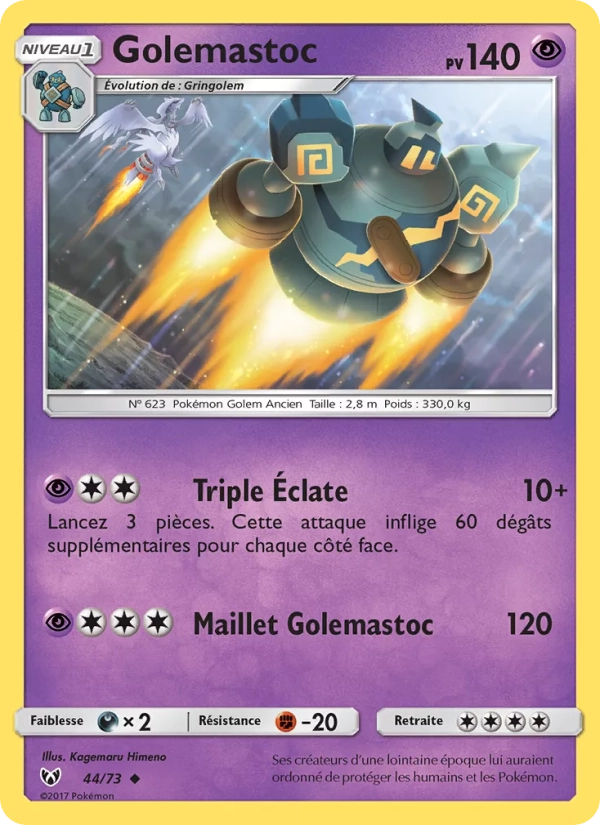 44/73 Golemastoc REVERSE - Légendes Brillantes