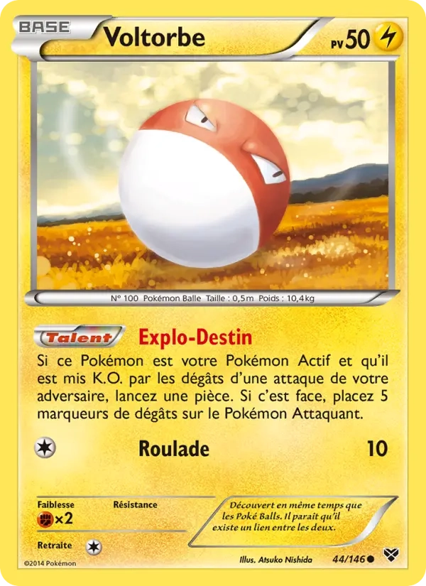44/146 Voltorbe REVERSE - XY