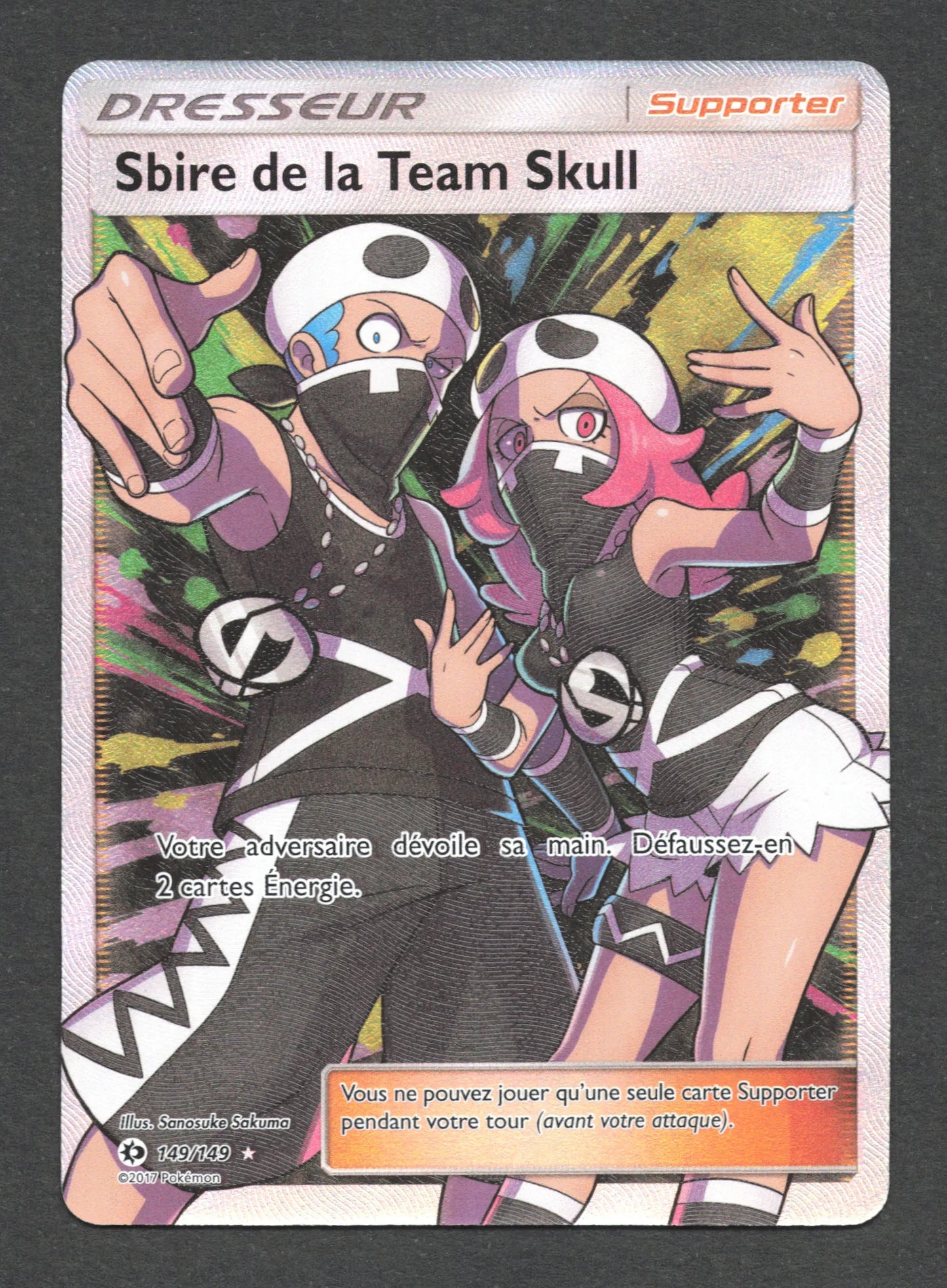 149/149 Sbire de la Team Skull DRESSEUR - Soleil et Lune