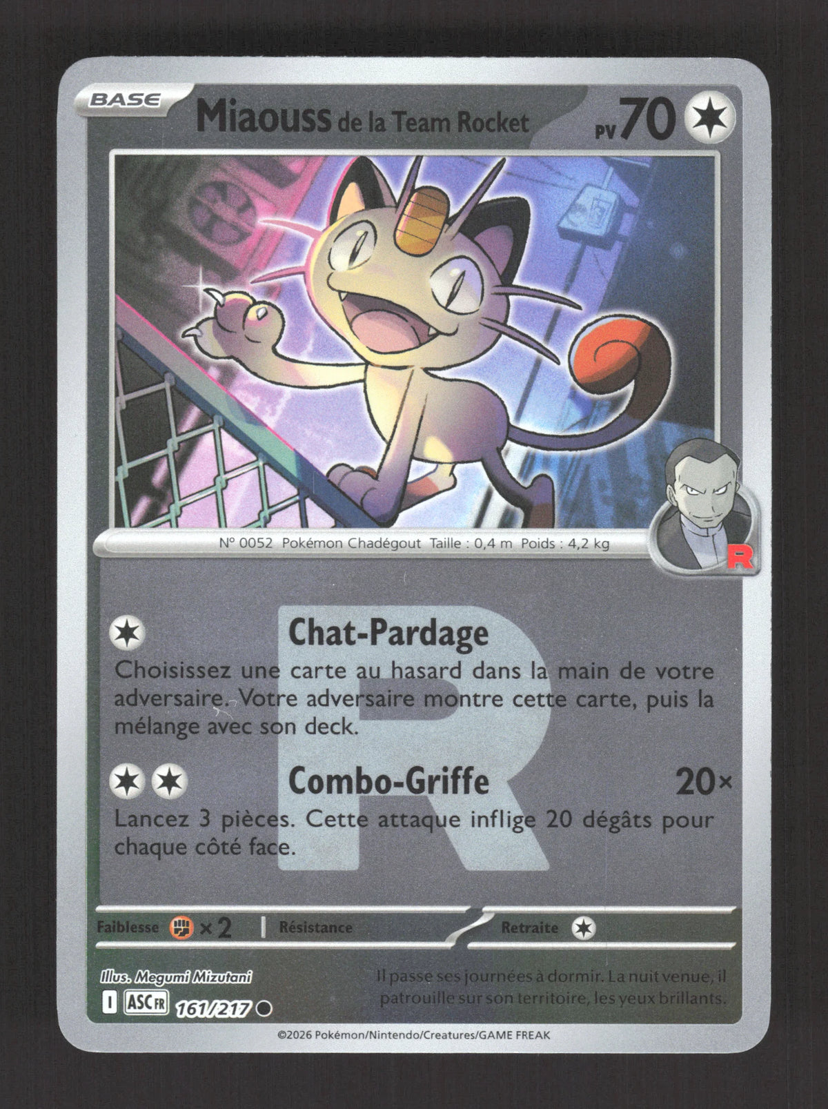 161/217 Miaouss REVERSE ROCKET - Héros Transcendants