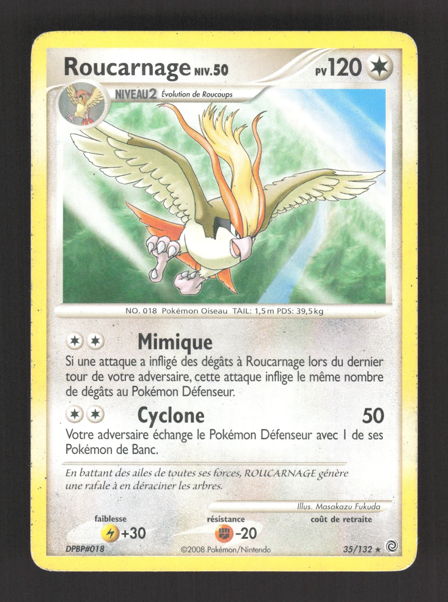 35/132 Roucarnage RARE - Merveilles Secrètes