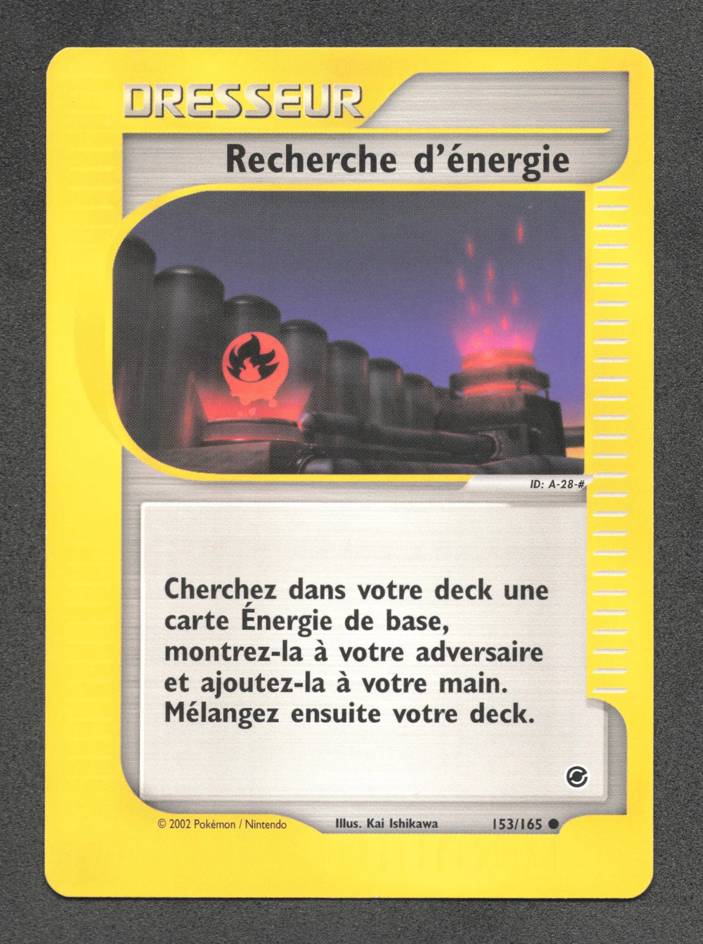 153/165 Recherche Energie DRESSEUR - Expedition