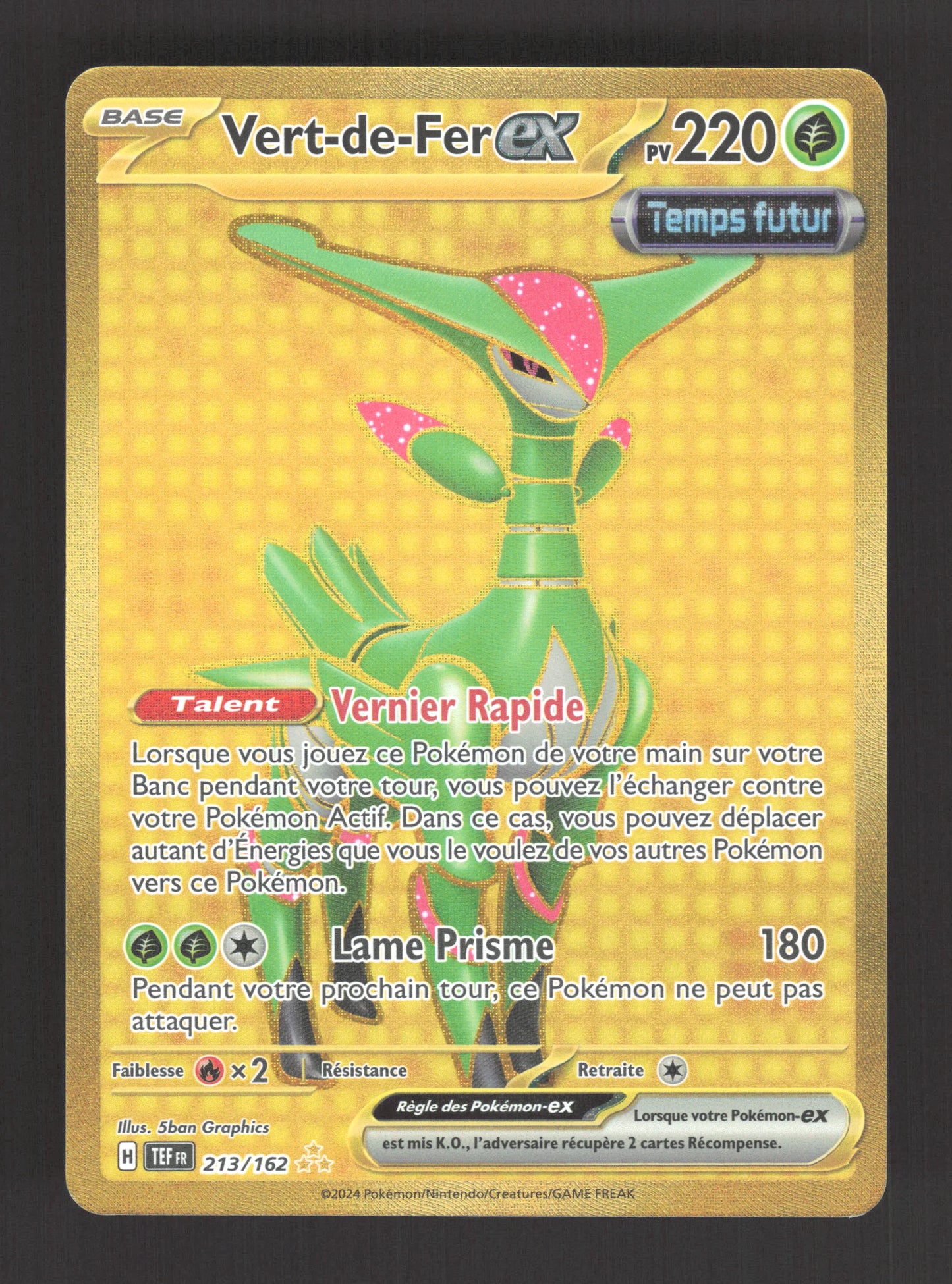 213/162 Vert de Fer EX - Forces Temporelles