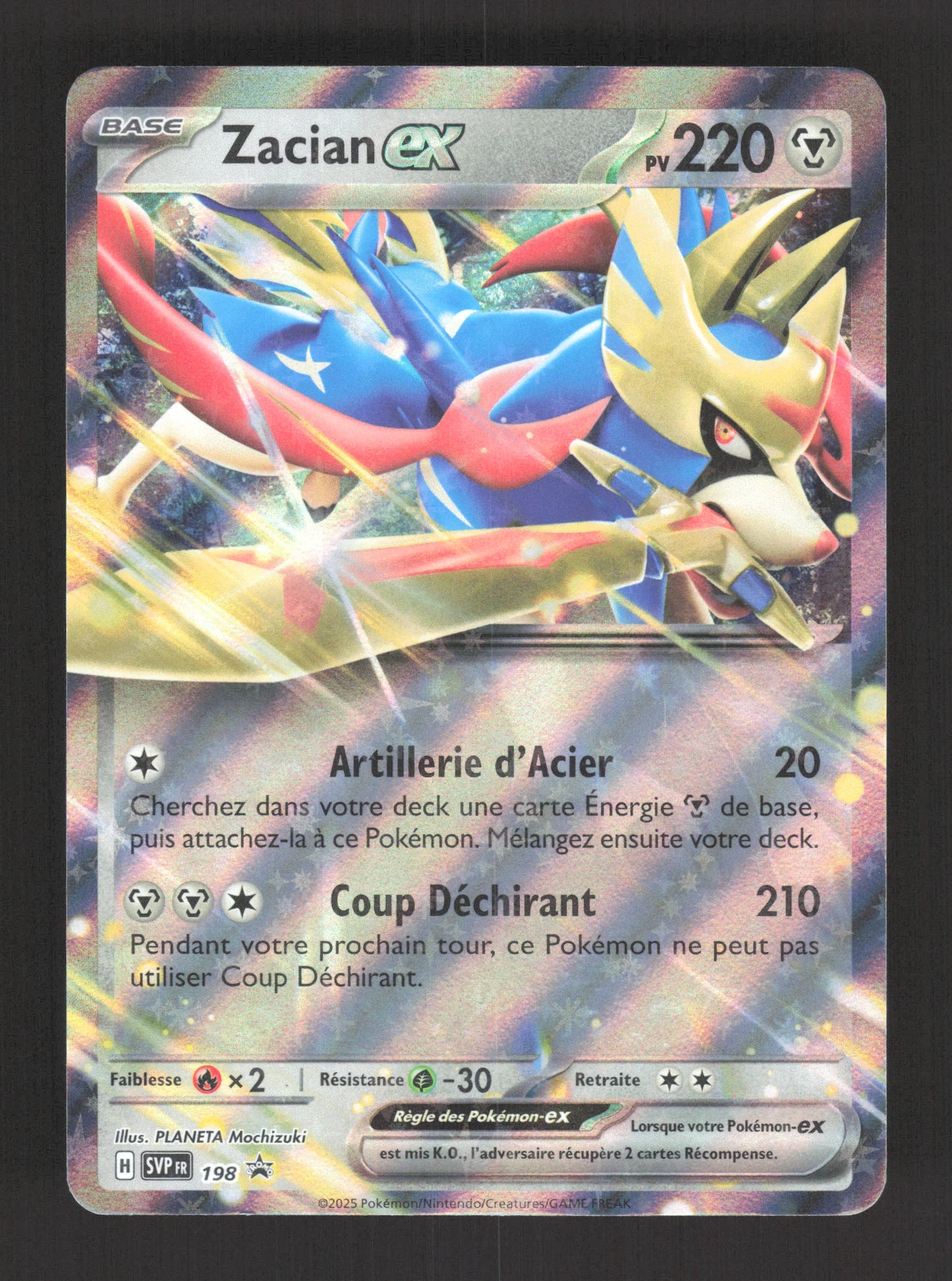 SVP198 Zacian EX - Promo SV