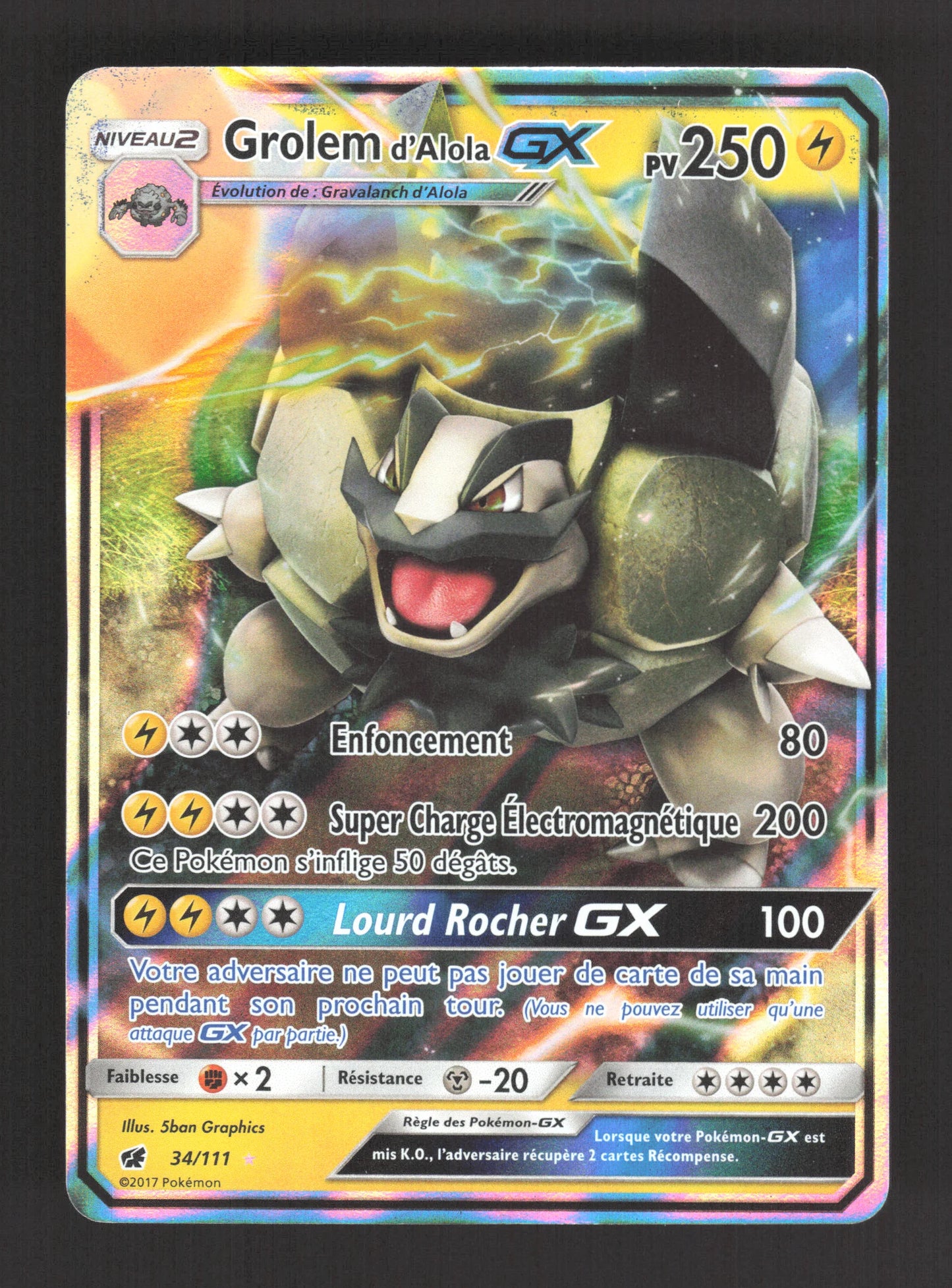 34/111 Grolem GX - Invasion Carmin