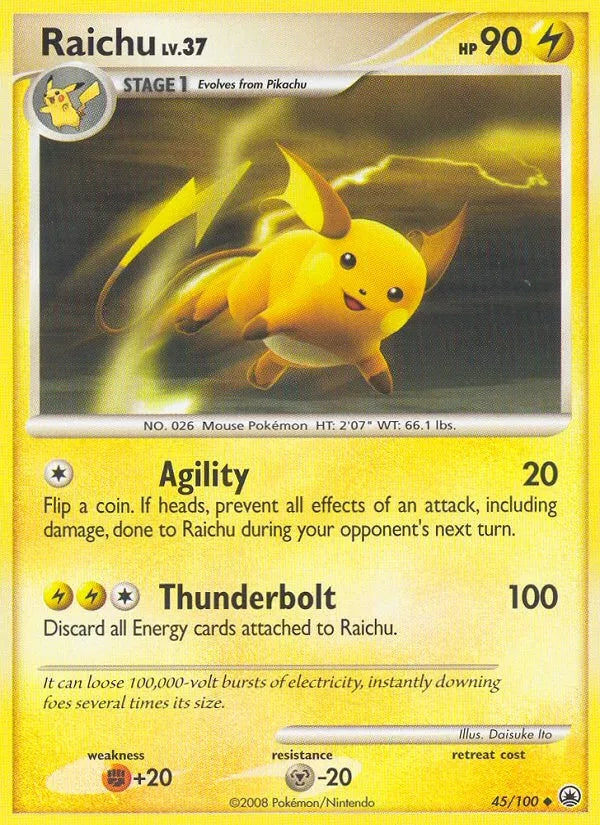 45/100 Raichu UNCO - Aube Majestueuse