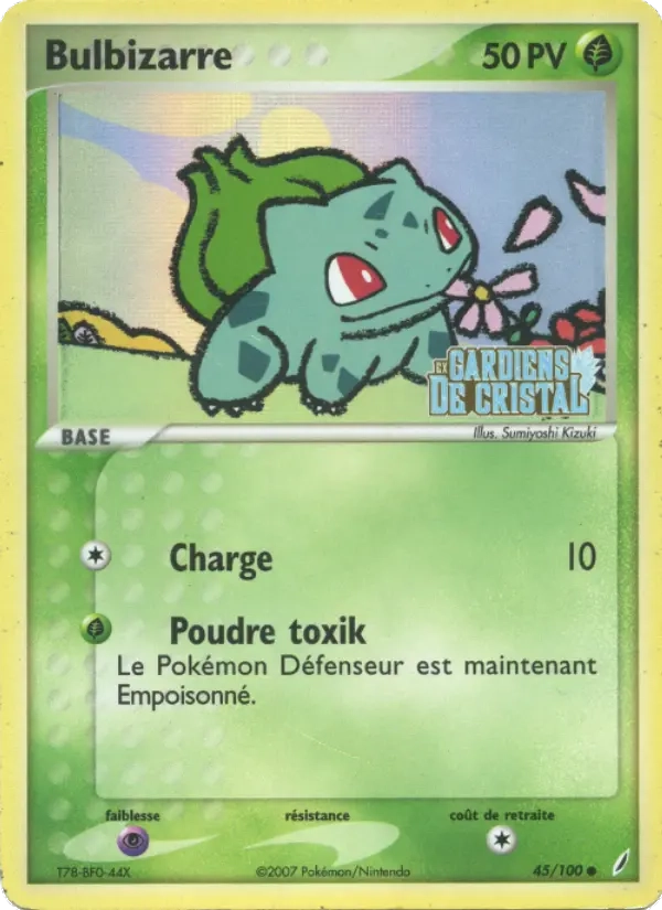 45/100 Bulbizarre CO - Gardiens de Cristal
