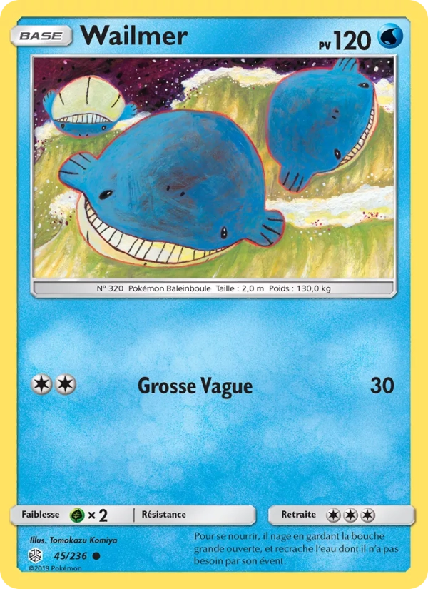 45/236 Wailmer REVERSE - Éclipse Cosmique