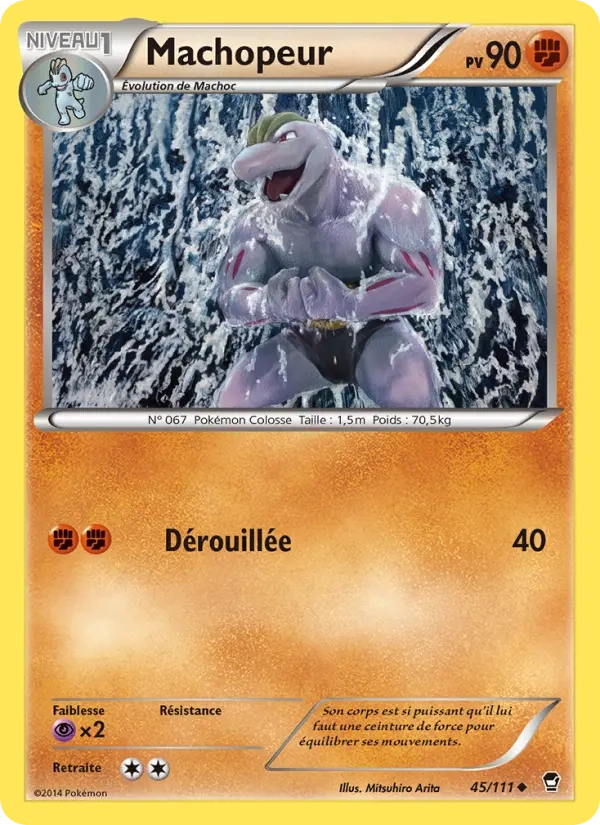 45/111 Machopeur REVERSE - Poings Furieux