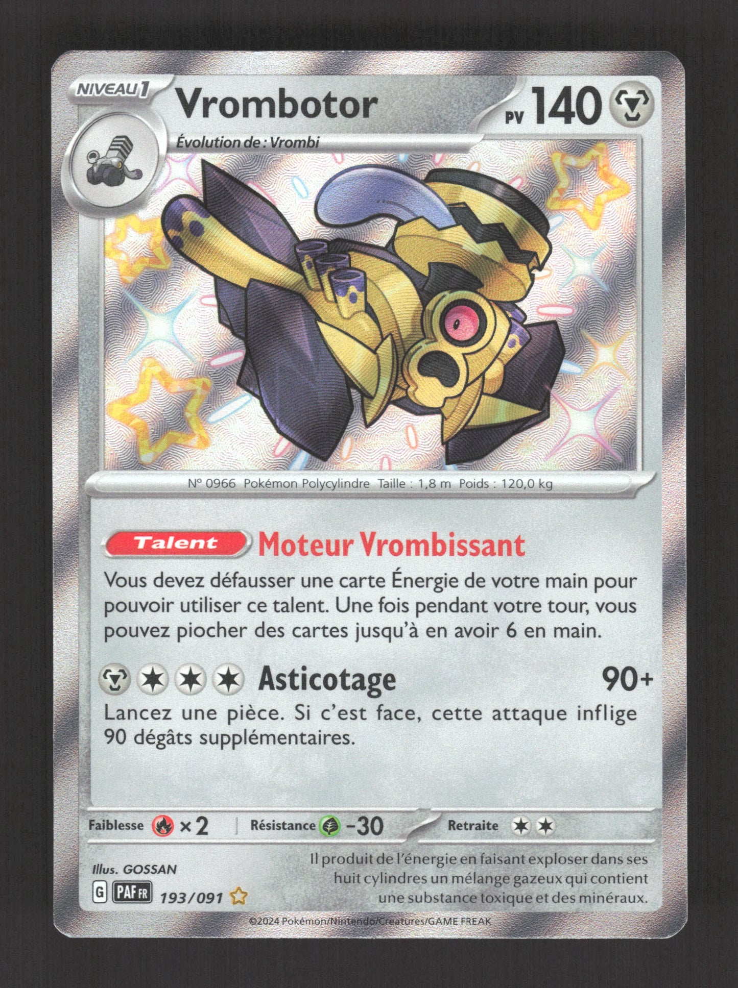 193/091 Vrombotor SHINY - Destinées de Paldea