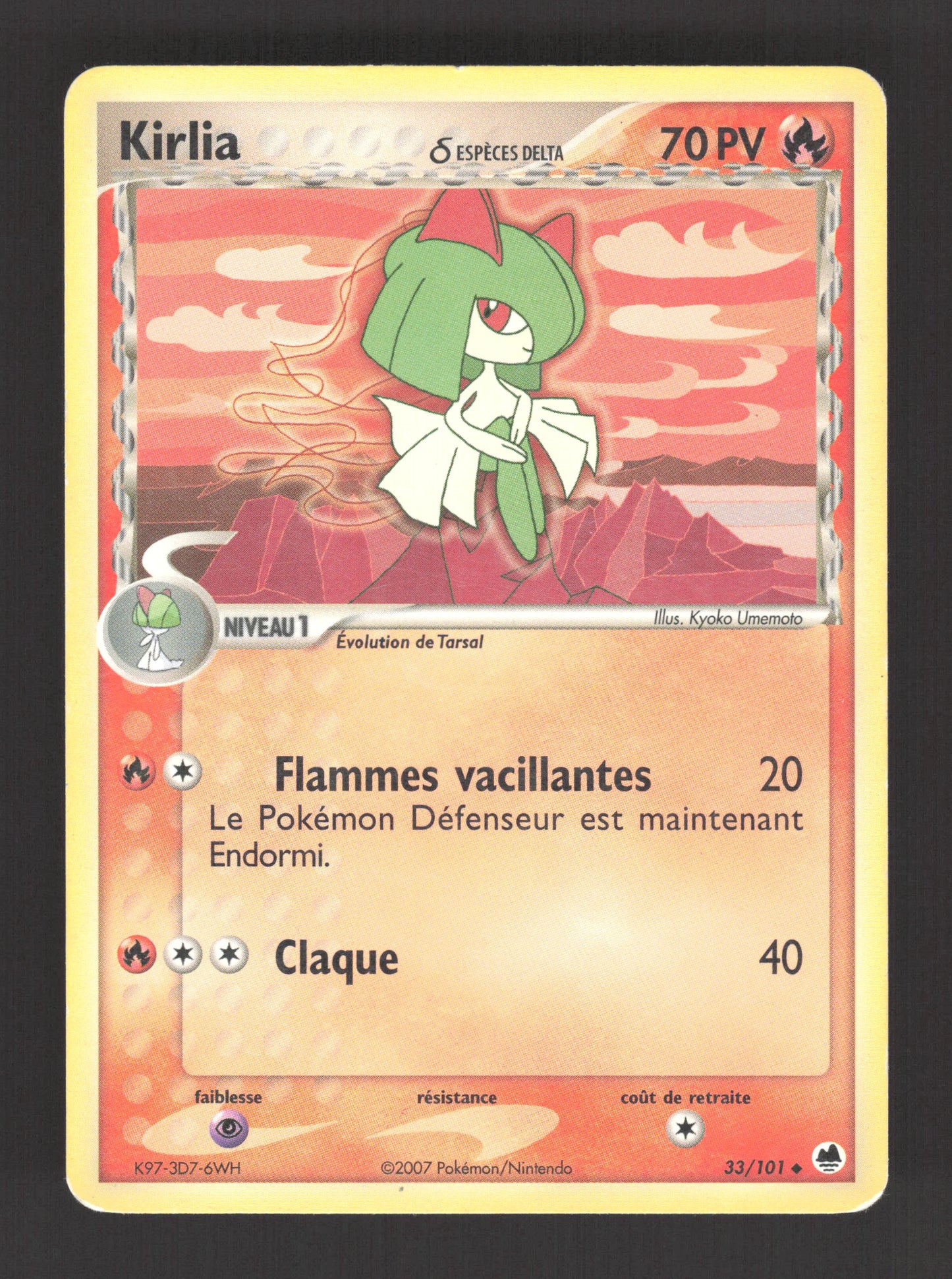 33/101 Kirlia UNCO - Île des Dragons