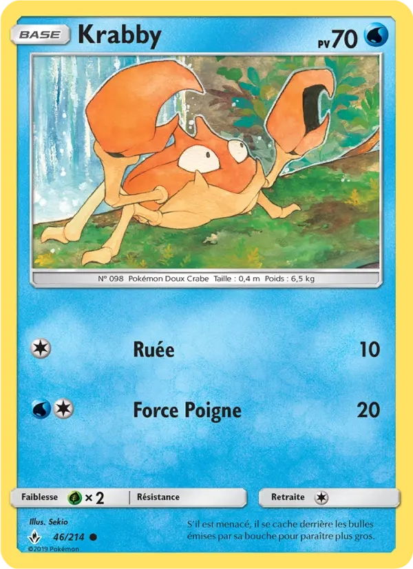 46/214 Krabby REVERSE - Alliance Infaillible