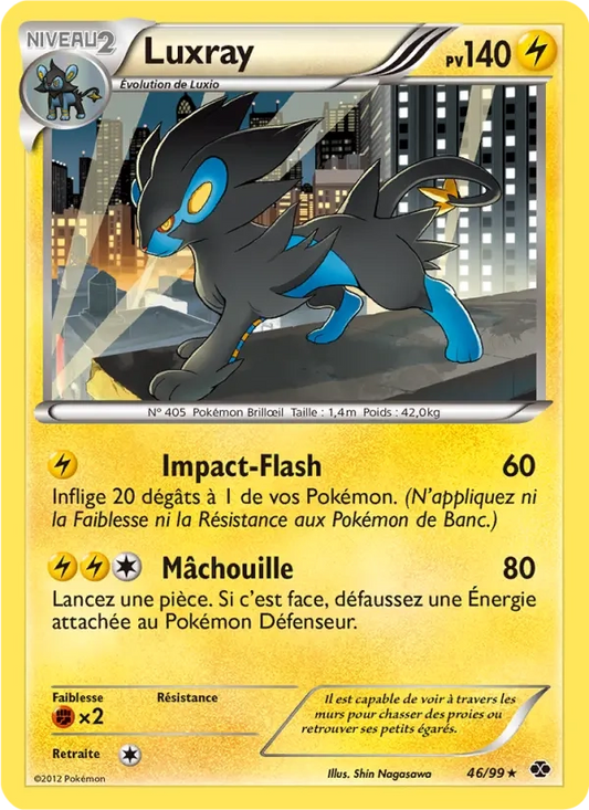46/99 Luxray RARE - Destinées Futures