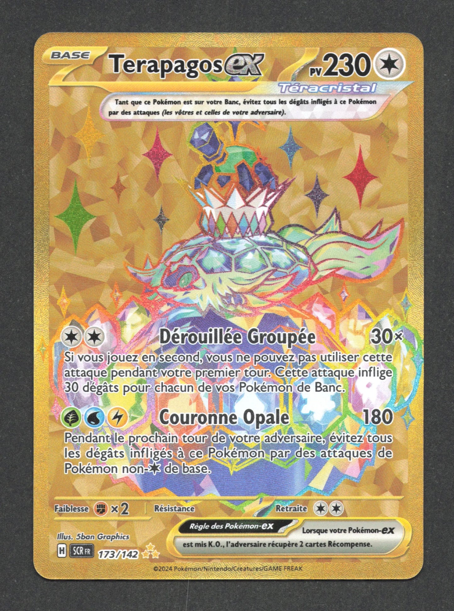 173/142 Terapagos EX - Couronne Stellaire