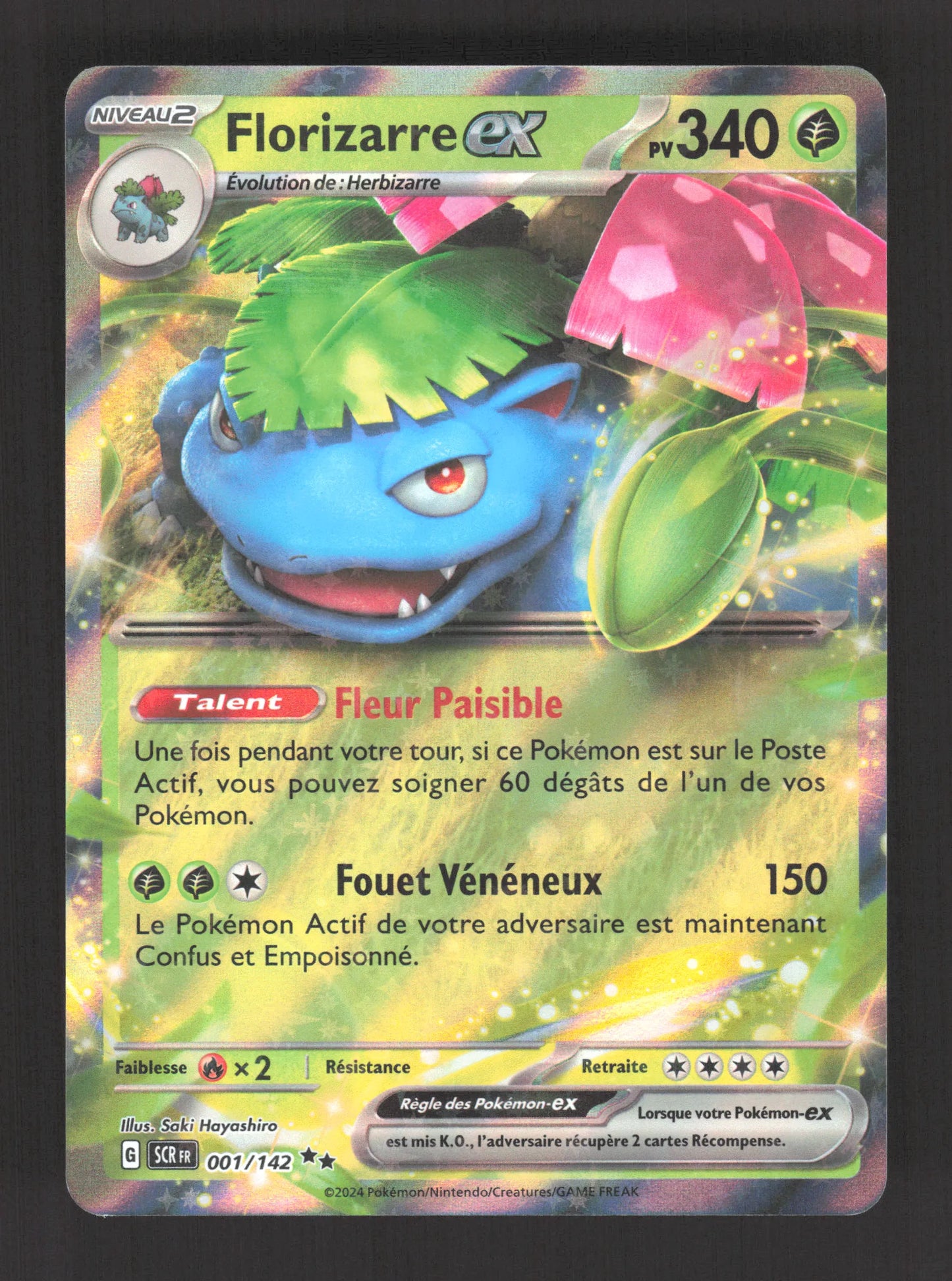 001/142 Florizarre EX - Couronne Stellaire