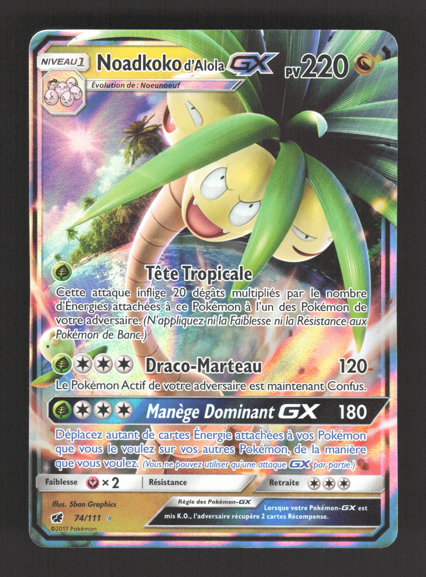 74/111 Noadkoko GX - Invasion Carmin