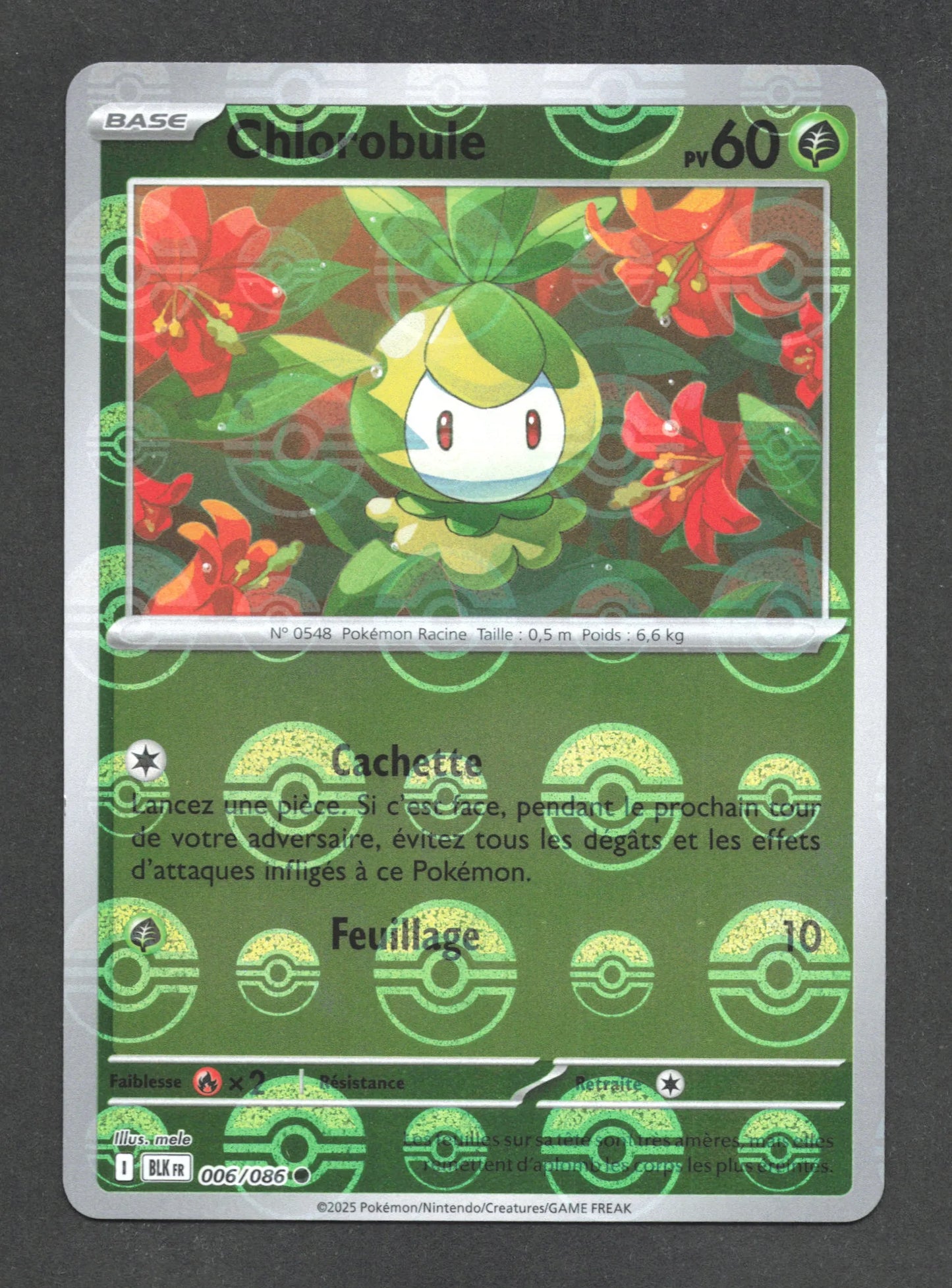 006/086 Chlorobule POKEBALL - Foudre Noire - Pokeball