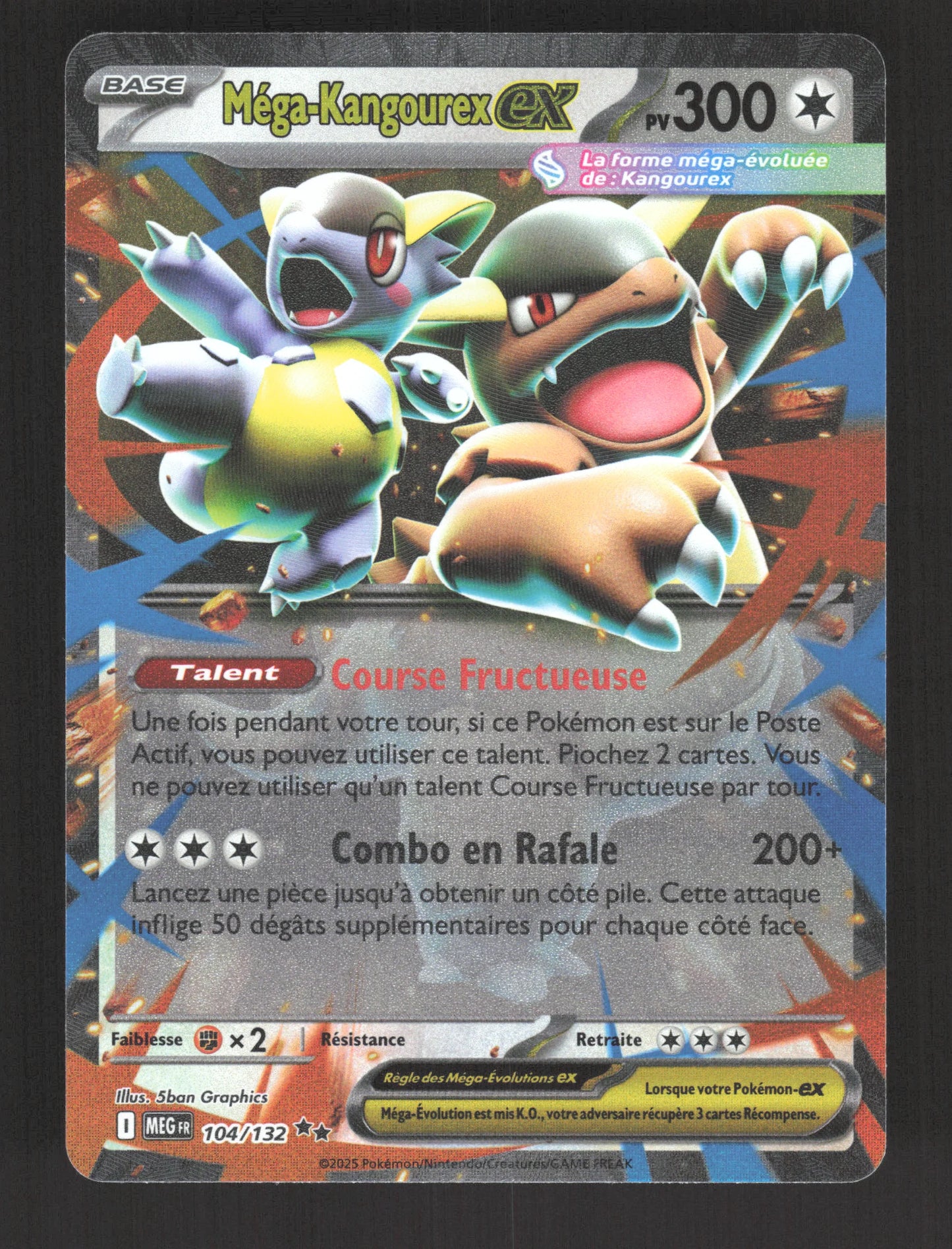 104/132 Mega Kangourex EX - Méga-Évolution