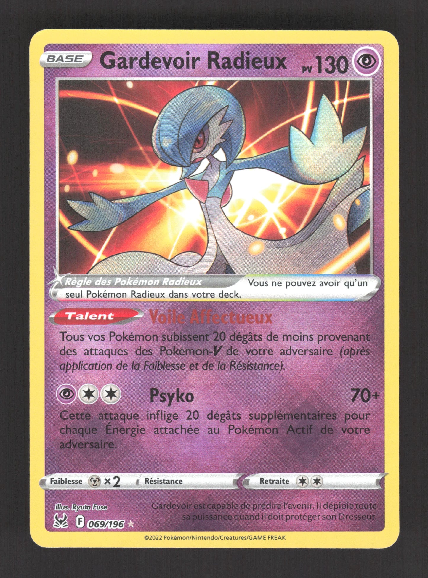 069/196 Gardevoir RADIEUX - Origine Perdue