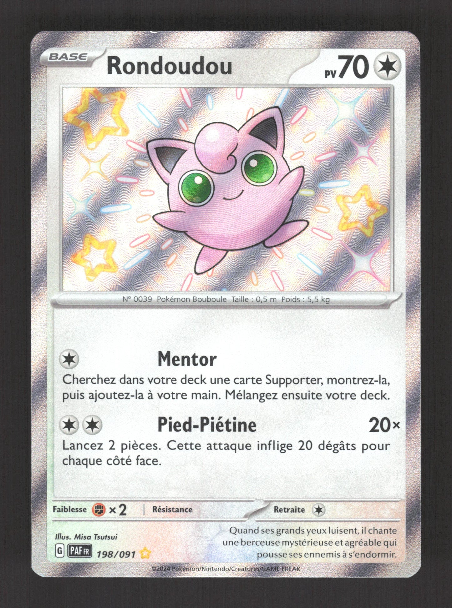 198/091 Rondoudou SHINY - Destinées de Paldea