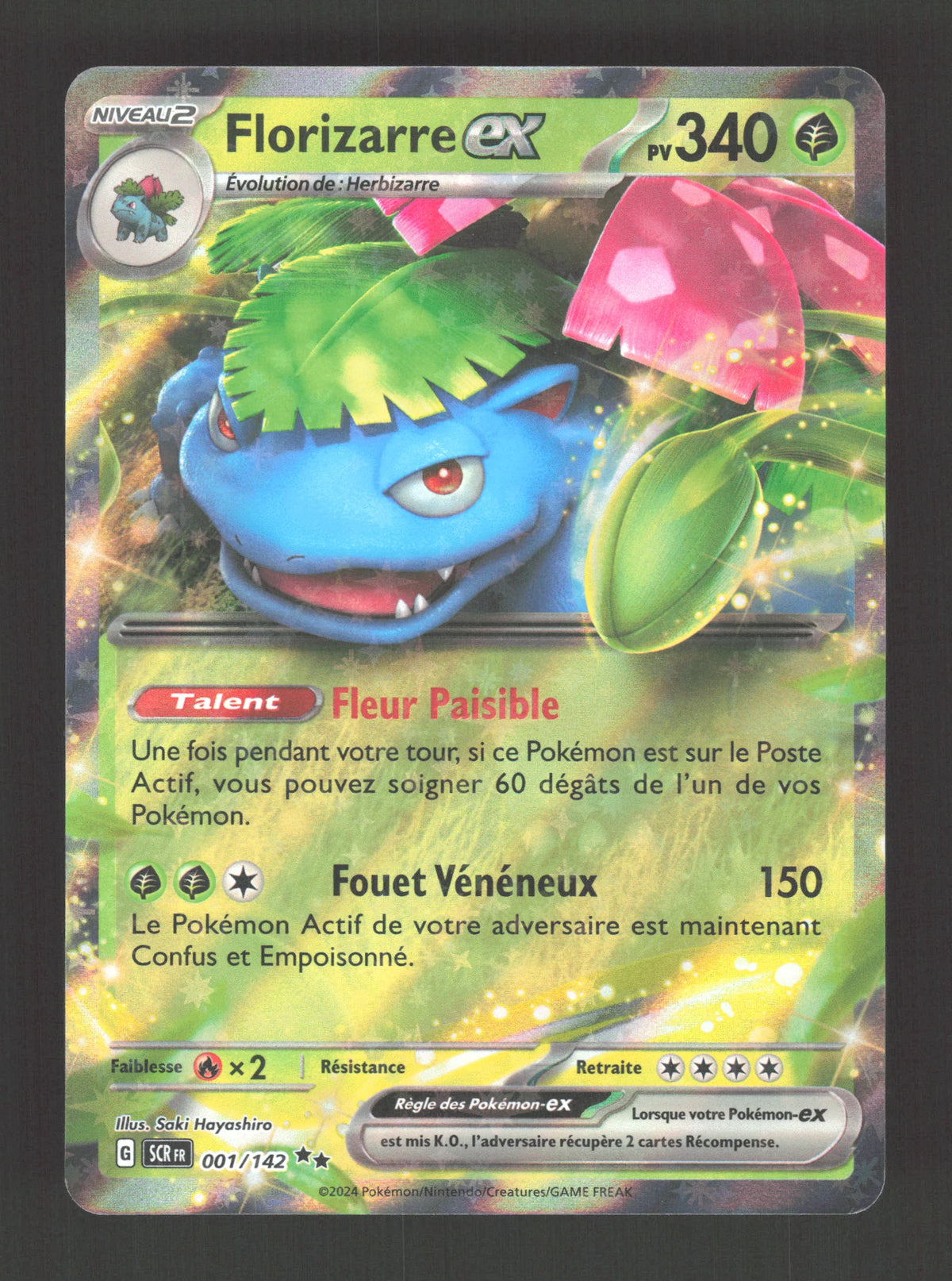 001/142 Florizarre EX - Couronne Stellaire